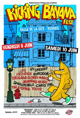 Kicking Banana Fest 9/10 Juin Rennes
